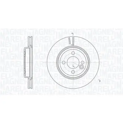 Disco de freno MAGNETI MARELLI 361302040741 Compra Ahora